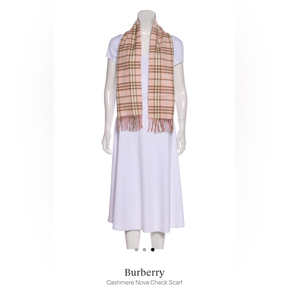 Burberry Cashmere Nova Check Scarf